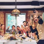 Social Host Liability- Family & Friends celebrating around a dining table