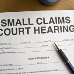 Small Claims Court Hearing Document